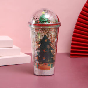 Christmas Theme Water Cup